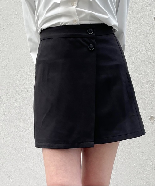 one way（ワンウェイ）の「【 セットアップ対応アイテム】ラップスカート（スカート・レディース・ブラック/グレー/グレー系その他2/グレー系その他・FREE）」の5枚目の写真