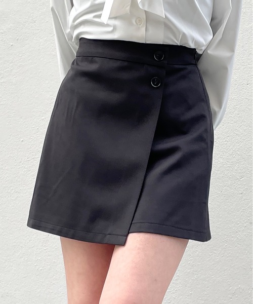 one way（ワンウェイ）の「【 セットアップ対応アイテム】ラップスカート（スカート・レディース・ブラック/グレー/グレー系その他2/グレー系その他・FREE）」の6枚目の写真