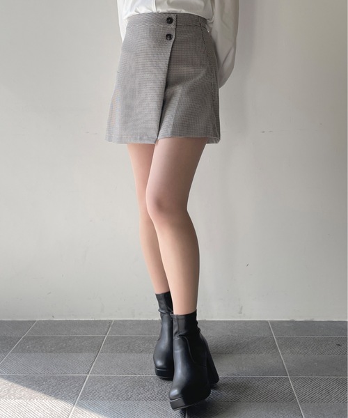 one way（ワンウェイ）の「【 セットアップ対応アイテム】ラップスカート（スカート・レディース・ブラック/グレー/グレー系その他2/グレー系その他・FREE）」の15枚目の写真