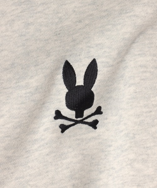 Psycho Bunny（サイコバニー）の「ビッグシルエットロゴ ジップパーカ（パーカー・メンズ・ブラック/ライトグレー・SMALL/MEDIUM/LARGE/X-LARGE）」の17枚目の写真