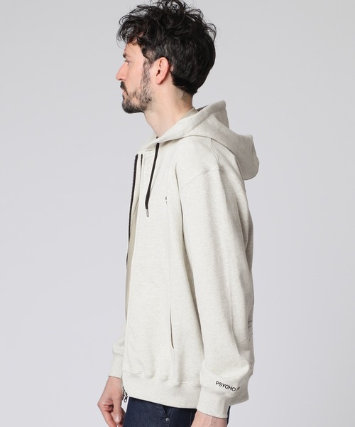 Psycho Bunny（サイコバニー）の「ビッグシルエットロゴ ジップパーカ（パーカー・メンズ・ブラック/ライトグレー・SMALL/MEDIUM/LARGE/X-LARGE）」の10枚目の写真