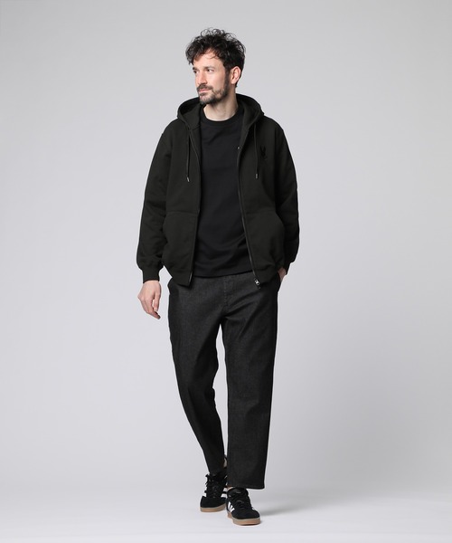 Psycho Bunny（サイコバニー）の「ビッグシルエットロゴ ジップパーカ（パーカー・メンズ・ブラック/ライトグレー・SMALL/MEDIUM/LARGE/X-LARGE）」の6枚目の写真