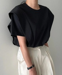 ラッフルスリーブ」に該当するレディースのTシャツ/カットソー