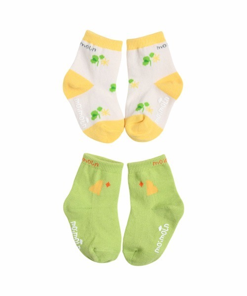 moimoln(モイモルン)の「【2点セット】スプリングソックス(ソックス/靴下・キッズ・イエロー・10cm/12cm/14cm/16cm/18cm)」の2枚目の写真