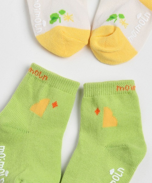 moimoln(モイモルン)の「【2点セット】スプリングソックス(ソックス/靴下・キッズ・イエロー・10cm/12cm/14cm/16cm/18cm)」の4枚目の写真