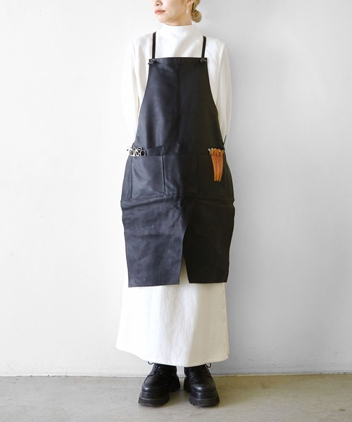 ⚫︎HARE × aruci レザーエプロン HARE（ハレ）の「【HARE×aruci】レザーエプロン(HARE)（エプロン