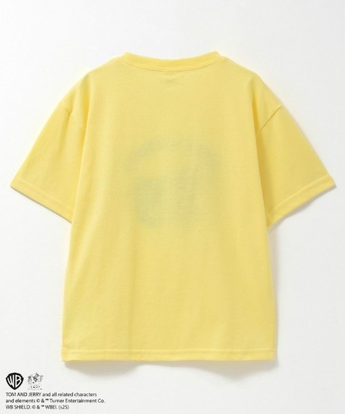 Tom＆Jerry（トムアンドジェリー）の「TOM&JERRY サガラ刺繍 ワッペンTシャツ（Tシャツ/カットソー・キッズ・オフホワイト/チャコールグレー/イエロー/サックスブルー・120/110/100/160/150/140/130）」の12枚目の写真