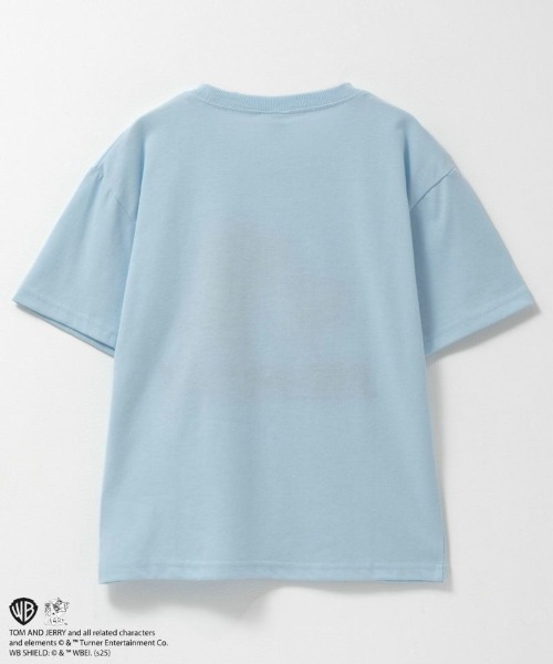 Tom＆Jerry（トムアンドジェリー）の「TOM&JERRY サガラ刺繍 ワッペンTシャツ（Tシャツ/カットソー・キッズ・オフホワイト/チャコールグレー/イエロー/サックスブルー・120/110/100/160/150/140/130）」の10枚目の写真
