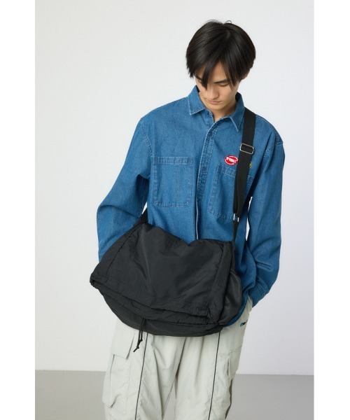 RODEO CROWNS WIDE BOWL（ロデオクラウンズワイドボウル）の「ドロストショルダーバッグ（ショルダーバッグ・メンズ・カーキ/ブラック・FREE）」の8枚目の写真