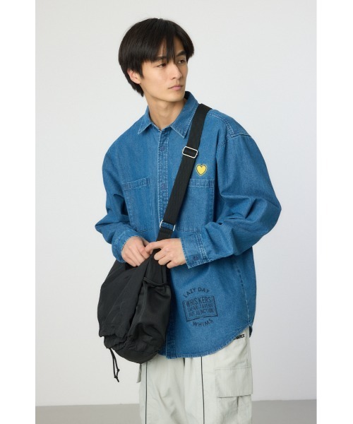 RODEO CROWNS WIDE BOWL（ロデオクラウンズワイドボウル）の「ドロストショルダーバッグ（ショルダーバッグ・メンズ・カーキ/ブラック・FREE）」の9枚目の写真