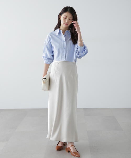 FREE'S MART（フリーズマート）の「◆バックレースアップショート丈シャツ（シャツ/ブラウス・レディース・ピンク/ホワイト/グレー/ブルー系その他・FREE）」の13枚目の写真