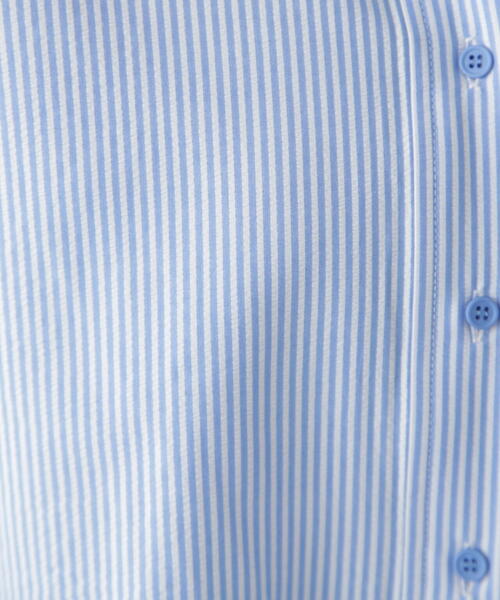 FREE'S MART（フリーズマート）の「◆バックレースアップショート丈シャツ（シャツ/ブラウス・レディース・ピンク/ホワイト/グレー/ブルー系その他・FREE）」の5枚目の写真