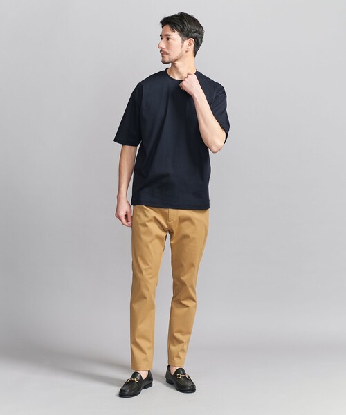 BEAUTY&YOUTH UNITED ARROWS(ビューティーアンドユースユナイテッドアローズ)の「【WEB限定 WARDROBE SMART】NORITAKE リラックス テーパード Tシャツ(Tシャツ/カットソー・メンズ・ホワイト/ダークグレー/ネイビー/ブラック・S/M/L/XL)」の14枚目の写真
