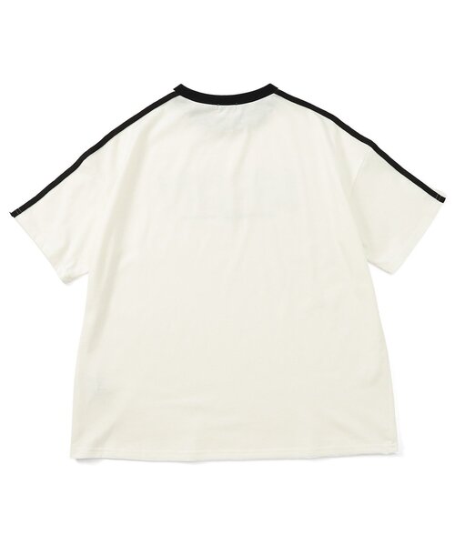 algy（アルジー）の「メタルロゴBIG半袖T（Tシャツ/カットソー・キッズ・ネイビー/ピンク/オフホワイト・XX-SMALL/X-SMALL/MEDIUM/SMALL）」の7枚目の写真