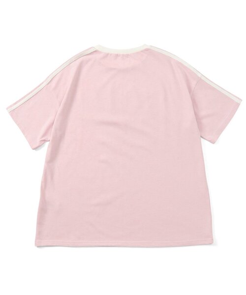 algy（アルジー）の「メタルロゴBIG半袖T（Tシャツ/カットソー・キッズ・ネイビー/ピンク/オフホワイト・XX-SMALL/X-SMALL/MEDIUM/SMALL）」の8枚目の写真