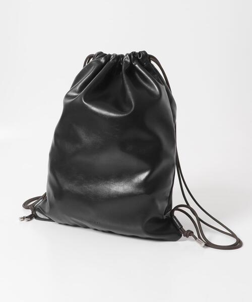 URBAN RESEARCH Sonny Label（アーバンリサーチサニーレーベル）の「エンボスロゴナップサック（バックパック/リュック・レディース・ブラック/アイボリー・ONE）」の11枚目の写真