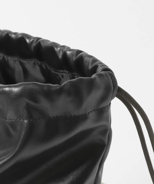 URBAN RESEARCH Sonny Label（アーバンリサーチサニーレーベル）の「エンボスロゴナップサック（バックパック/リュック・レディース・ブラック/アイボリー・ONE）」の12枚目の写真