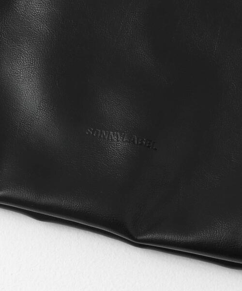 URBAN RESEARCH Sonny Label（アーバンリサーチサニーレーベル）の「エンボスロゴナップサック（バックパック/リュック・レディース・ブラック/アイボリー・ONE）」の13枚目の写真