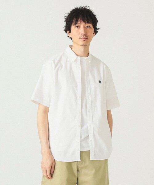 セール】ストレッチ エンブレム ボタンダウンシャツ（シャツ