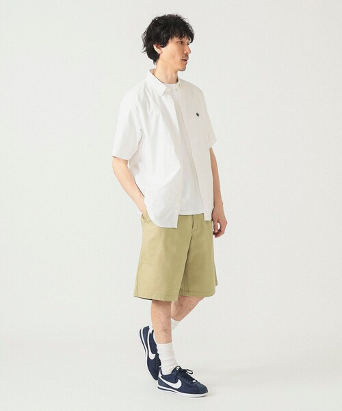 BEAMS（ビームス）の「ストレッチ エンブレム ボタンダウンシャツ（シャツ/ブラウス・メンズ・ライトグレー/ホワイト/サックスブルー・SMALL/MEDIUM/LARGE/X-LARGE/XX-LARGE）」の13枚目の写真