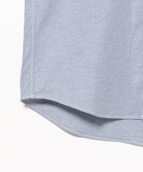 BEAMS（ビームス）の「ストレッチ エンブレム ボタンダウンシャツ（シャツ/ブラウス・メンズ・ライトグレー/ホワイト/サックスブルー・SMALL/MEDIUM/LARGE/X-LARGE/XX-LARGE）」の4枚目の写真