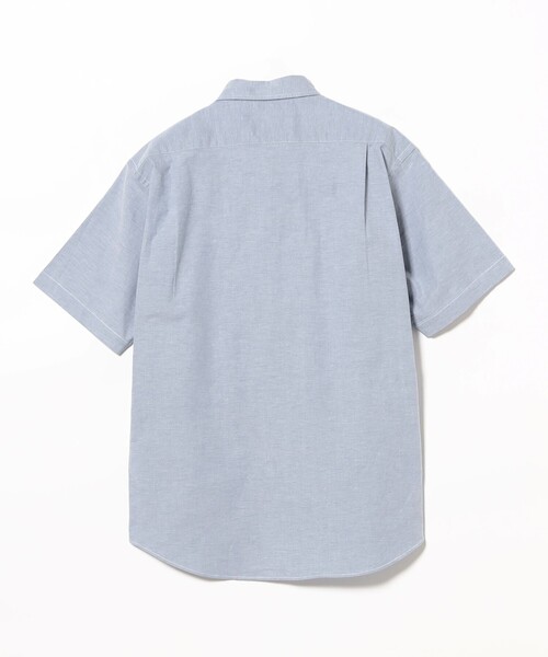 BEAMS（ビームス）の「ストレッチ エンブレム ボタンダウンシャツ（シャツ/ブラウス・メンズ・ライトグレー/ホワイト/サックスブルー・SMALL/MEDIUM/LARGE/X-LARGE/XX-LARGE）」の5枚目の写真