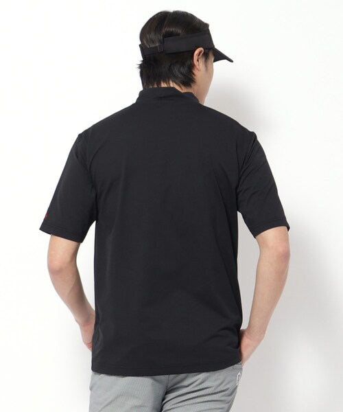 adabat（アダバット）の「【新レーベル ADABAT NAVY】UVカット/吸水速乾 ポケット付モックネックT（Tシャツ/カットソー・メンズ・ホワイト/ネイビー/ブラック・52/50/48/46）」の11枚目の写真