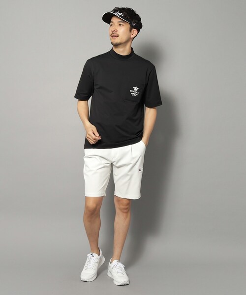 adabat（アダバット）の「【新レーベル ADABAT NAVY】UVカット/吸水速乾 ポケット付モックネックT（Tシャツ/カットソー・メンズ・ホワイト/ネイビー/ブラック・52/50/48/46）」の14枚目の写真