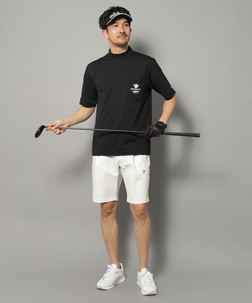 adabat（アダバット）の「【新レーベル ADABAT NAVY】UVカット/吸水速乾 ポケット付モックネックT（Tシャツ/カットソー・メンズ・ホワイト/ネイビー/ブラック・52/50/48/46）」の15枚目の写真