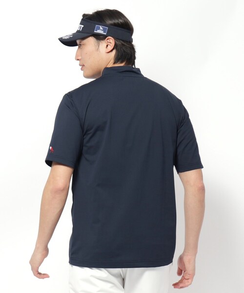 adabat（アダバット）の「【新レーベル ADABAT NAVY】UVカット/吸水速乾 ポケット付モックネックT（Tシャツ/カットソー・メンズ・ホワイト/ネイビー/ブラック・52/50/48/46）」の22枚目の写真