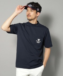adabat（アダバット）の「【新レーベル ADABAT NAVY】UVカット/吸水速乾 ポケット付モックネックT（Tシャツ/カットソー）」