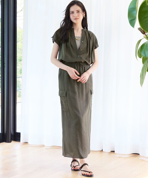 23区(ニジュウサンク)の「【SLOW/一部店舗限定】好評につき新色追加!ラメリブジャージー タンクトップ(タンクトップ・レディース・ライトグレー系/アイボリー系/ブラウン系/ブラック系・40/38)」の20枚目の写真