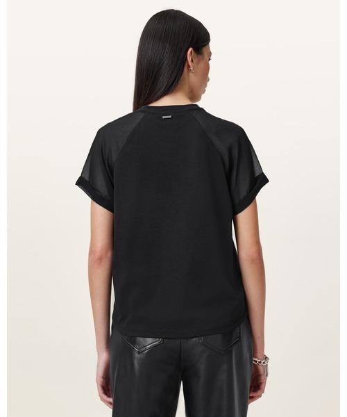 ALLSAINTS（オールセインツ）の「ANNIE CREW NECK T-SHIRT | ANNIE クルー ネック Tシャツ（Tシャツ/カットソー・レディース・ブラック・S/M/XS/L）」の8枚目の写真