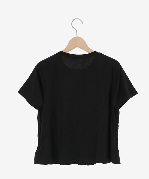 le.coeur blanc（ルクールブラン）の「フロントシャーリングTシャツ（Tシャツ/カットソー・レディース・オフホワイト/ブラック・38）」の8枚目の写真
