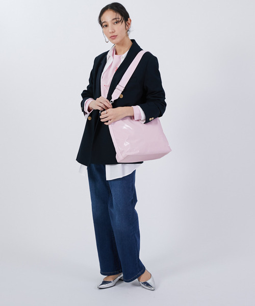 MEDIUM ZIP SHOULDER アイシーピンクシャイン（ショルダーバッグ