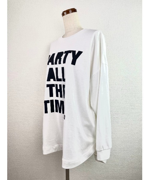 WORLD WIDE LOVE!（ワールドワイドラブ）の「ヘンリーネックラウンドTEE（Tシャツ/カットソー・レディース・イエロー/オフホワイト/ブラック・1）」の5枚目の写真