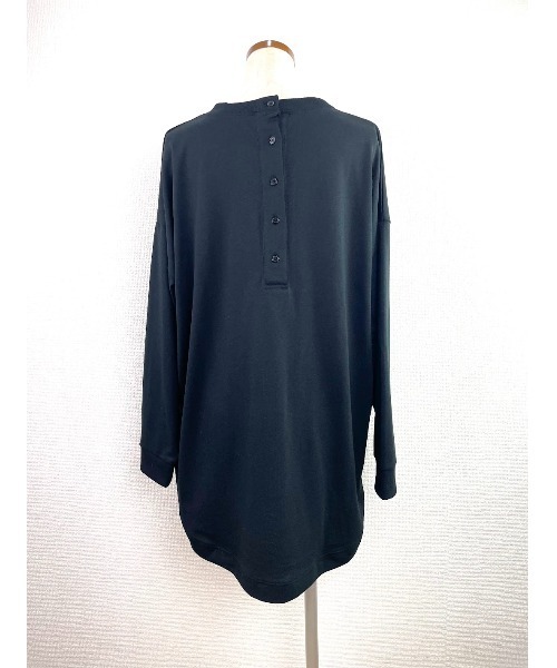 WORLD WIDE LOVE!（ワールドワイドラブ）の「ヘンリーネックラウンドTEE（Tシャツ/カットソー・レディース・イエロー/オフホワイト/ブラック・1）」の10枚目の写真