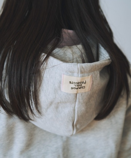 common gull products.(コモンガルプロダクツ)の「common gull products. zip hoodie 25spring.(パーカー・レディース・ホワイト系/杢グレー/グリーン系/ピンク系/ネイビー系1/グレー系1/ネイビー・MEDIUM/SMALL/LARGE)」の20枚目の写真