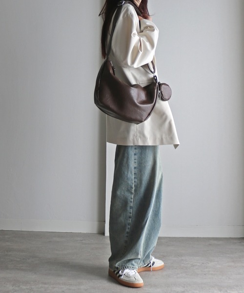 ショルダーバッグ・ポシェット KYLIAN Roa L Calfskin 2color Roa L calfskin hobo bag REAL STYLE（ファッション） お財布ポシェット 本革 ショルダー