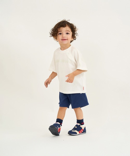 MIKI HOUSE（ミキハウス）の「【WEB限定】バックロゴ半袖Ｔシャツ（Tシャツ/カットソー・キッズ・パープル/グリーン/ライトグリーン/ブルー/ホワイト/レッド/ネイビー/イエロー・120cm/100cm/80ｃｍ/130cm/90cm/110cm/150cm/140cm）」の15枚目の写真