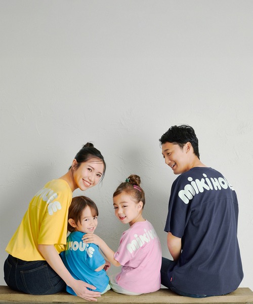 MIKI HOUSE（ミキハウス）の「【WEB限定】バックロゴ半袖Ｔシャツ（Tシャツ/カットソー・キッズ・パープル/グリーン/ライトグリーン/ブルー/ホワイト/レッド/ネイビー/イエロー・120cm/100cm/80ｃｍ/130cm/90cm/110cm/150cm/140cm）」の9枚目の写真