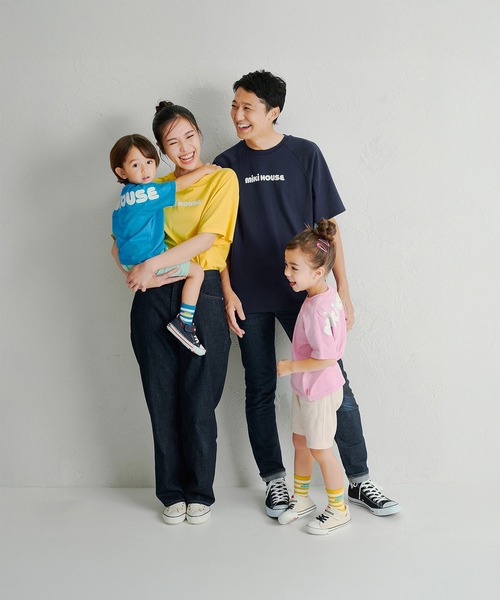 MIKI HOUSE（ミキハウス）の「【WEB限定】バックロゴ半袖Ｔシャツ（Tシャツ/カットソー・キッズ・パープル/グリーン/ライトグリーン/ブルー/ホワイト/レッド/ネイビー/イエロー・120cm/100cm/80ｃｍ/130cm/90cm/110cm/150cm/140cm）」の10枚目の写真