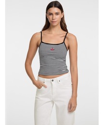 GUESS JEANS（ゲスジーンズ）の「GUESS JEANS Emb Star Tank Top Striped キャミソール（キャミソール）」