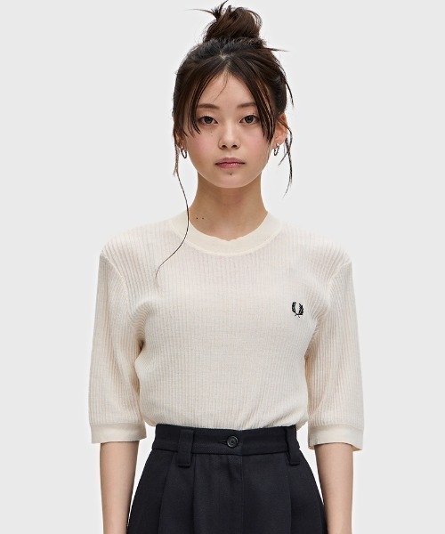 トップス Fred Perry Zip Through Overshirt - Dark Airforce | Men's Shirts
