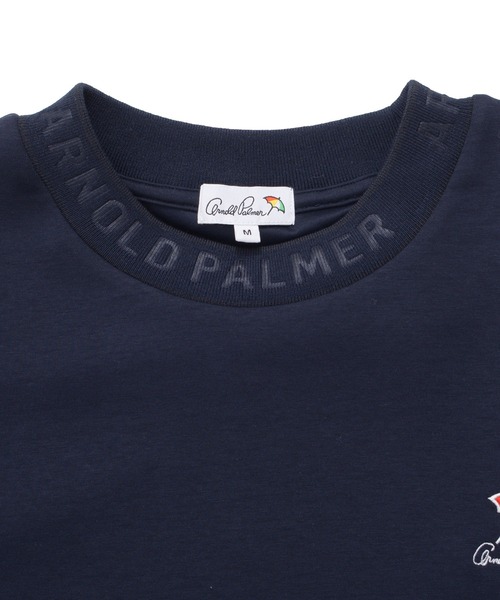 Arnold Palmer（アーノルドパーマー）の「シルキーポンチ 衿ロゴ カットワンピース（ワンピース・レディース・ベージュ/ネイビー・S/M/L）」の14枚目の写真
