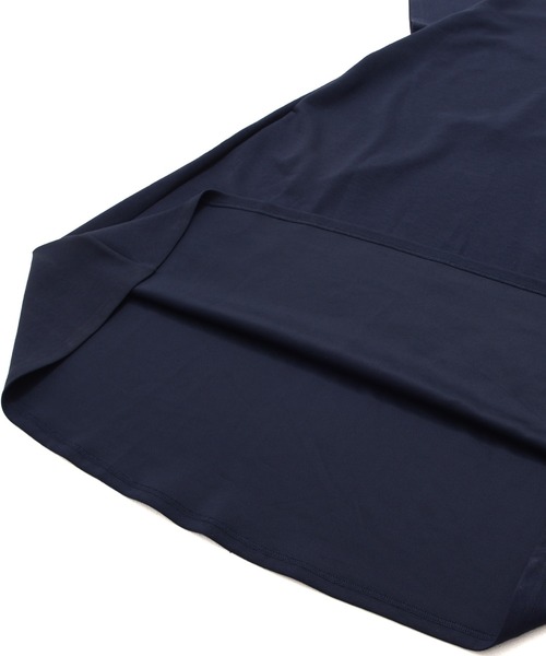 Arnold Palmer（アーノルドパーマー）の「シルキーポンチ 衿ロゴ カットワンピース（ワンピース・レディース・ベージュ/ネイビー・S/M/L）」の18枚目の写真