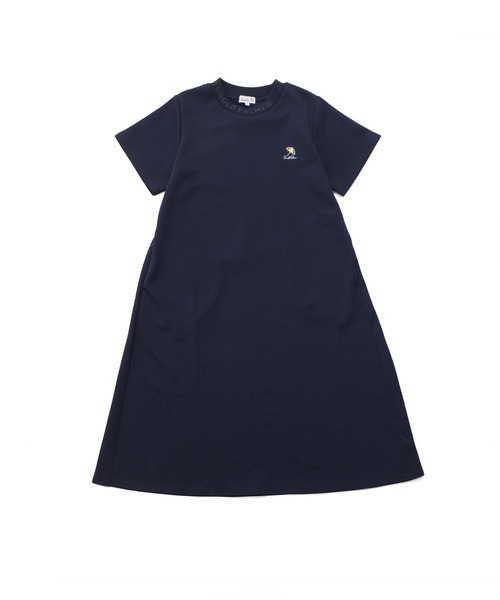 Arnold Palmer（アーノルドパーマー）の「シルキーポンチ 衿ロゴ カットワンピース（ワンピース・レディース・ベージュ/ネイビー・S/M/L）」の13枚目の写真