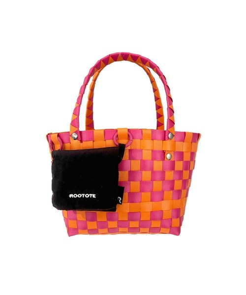 ROOTOTE（ルートート）の「ルートート / SC.ベビールー.バスケット-A（かごバッグ・レディース・レッド/オレンジ/ブラック系その他/ターコイズブルー/イエロー系その他・FREE）」の5枚目の写真