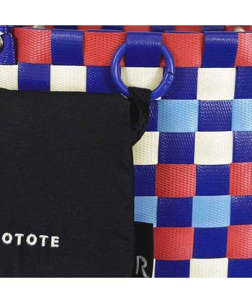 ROOTOTE（ルートート）の「ルートート / SC.ベビールー.バスケット-A（かごバッグ・レディース・レッド/オレンジ/ブラック系その他/ターコイズブルー/イエロー系その他・FREE）」の10枚目の写真