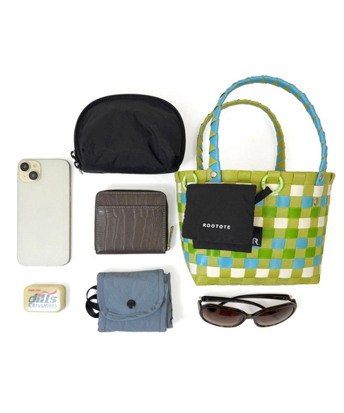 ROOTOTE（ルートート）の「ルートート / SC.ベビールー.バスケット-A（かごバッグ・レディース・レッド/オレンジ/ブラック系その他/ターコイズブルー/イエロー系その他・FREE）」の17枚目の写真